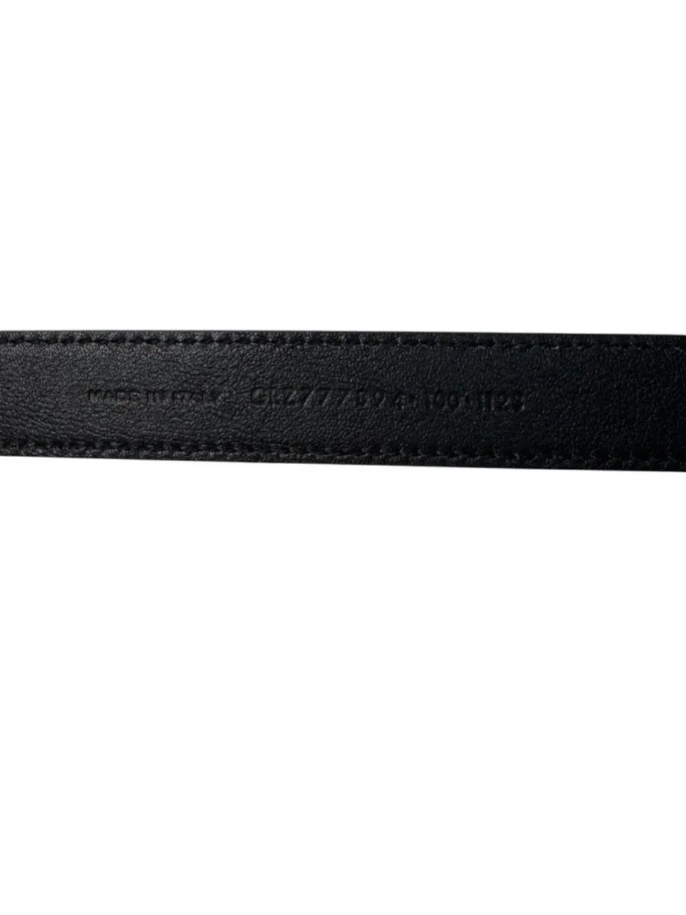 Saint Laurent YSL Yves Belt 100 Shiny Leather